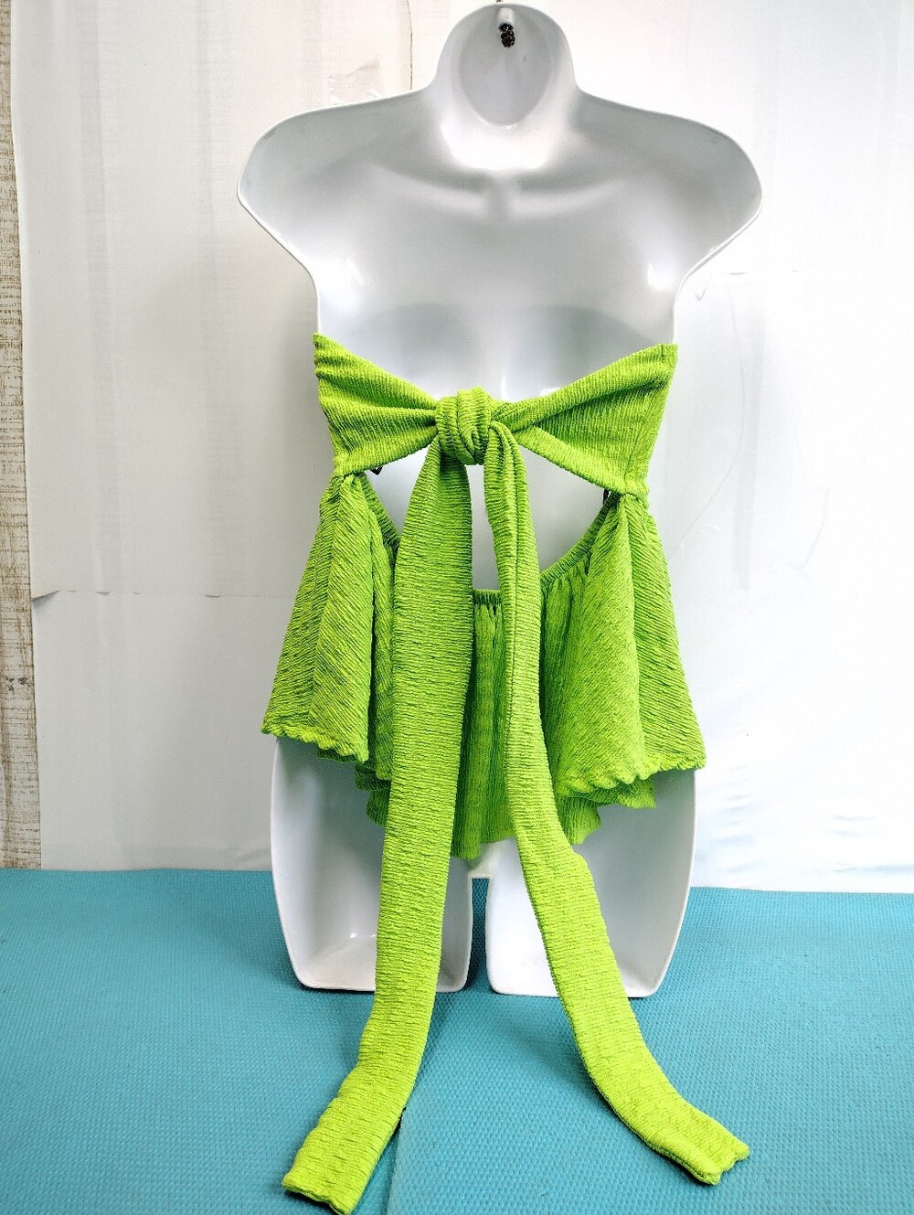 Forever 21 Strapless Off Shoulder Sexy tie Back Top Size 0X